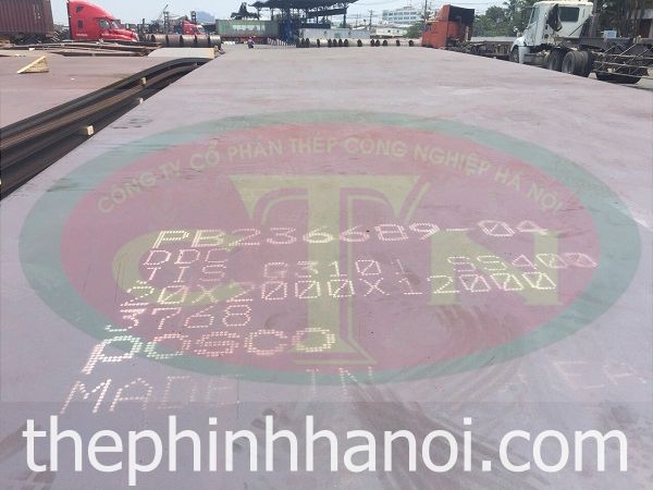 Thép tấm 20 x 2000 x 6000